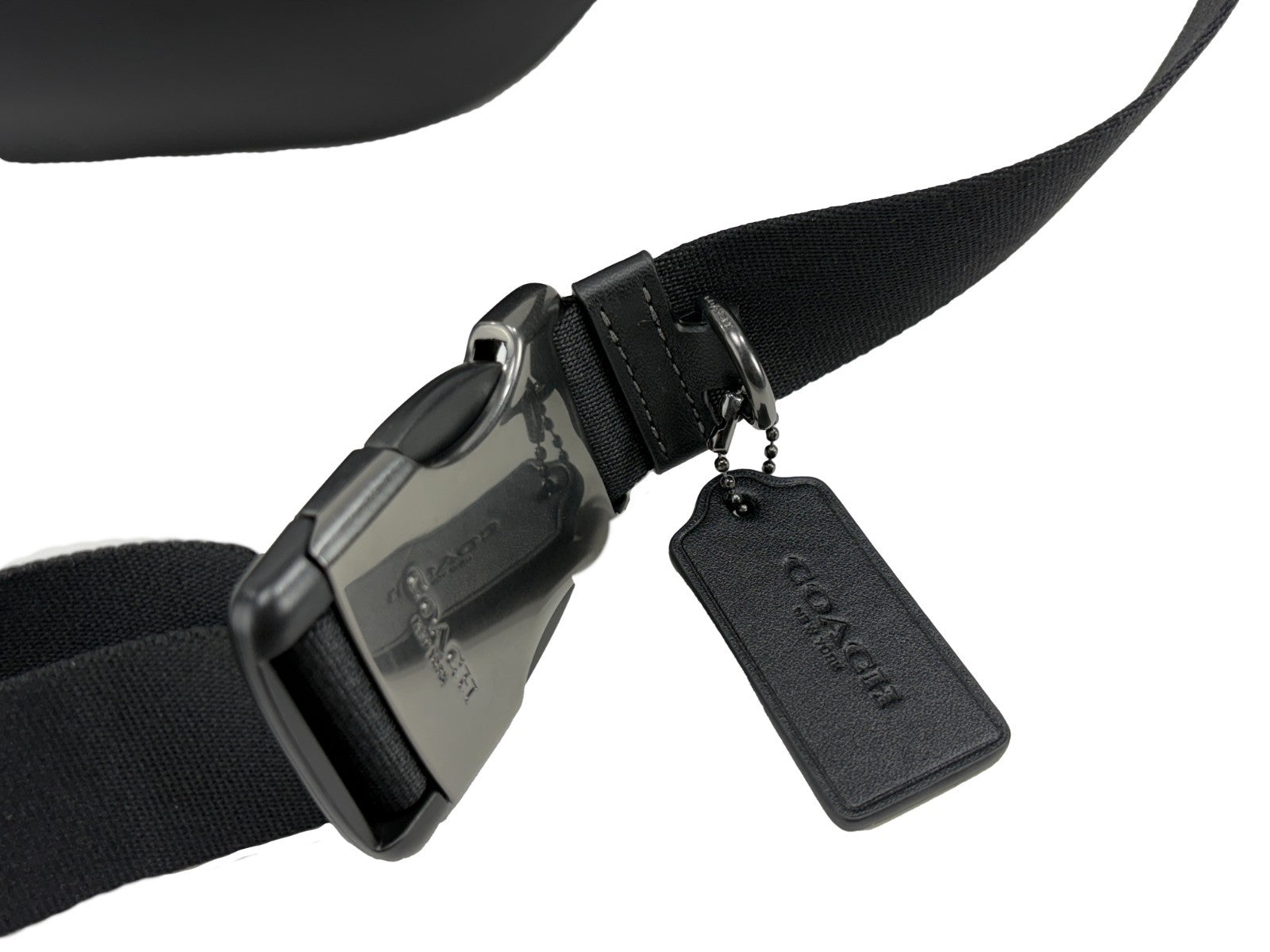 Coach Racer Black Belt Bag