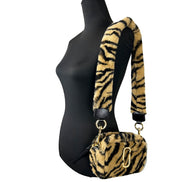 Marc Jacobs The Snapshot Tiger Fur Crossbody Bag