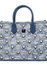 MCM Aren Munchen Denim Tote Bag