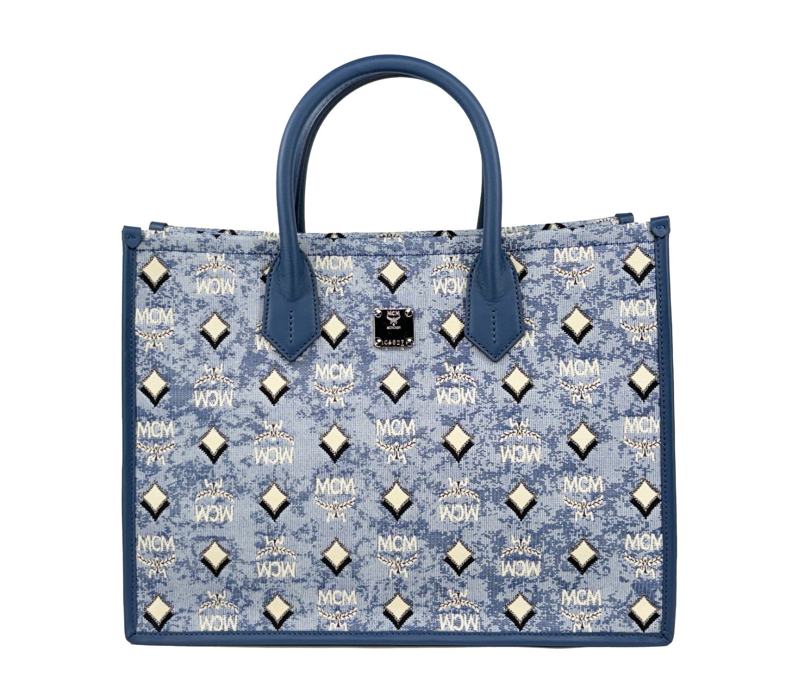 MCM Aren Munchen Denim Tote Bag