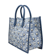 MCM Aren Munchen Denim Tote Bag