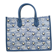 MCM Aren Munchen Denim Tote Bag