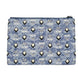 MCM Aren Flat Pouch Denim Crossbody Bag
