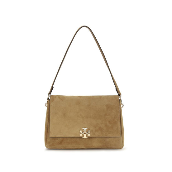 Τσάντα ώμου Tory Burch από μπεζ δέρμα μοσχαριού Bos Taurus