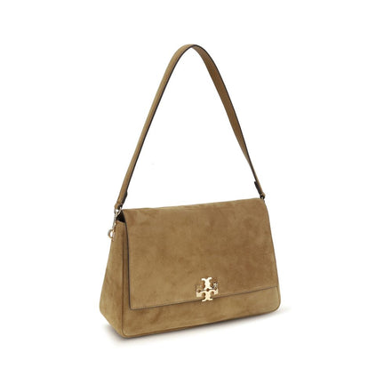 Tory Burch Beige Calf Leather Bos Taurus Shoulder Bag