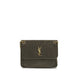Saint Laurent Gray Lamb Ovis Aries Aries Shoulder Bag