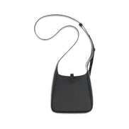 Tory Burch Black Calf Leather Bos Taurus Shoulder Bag
