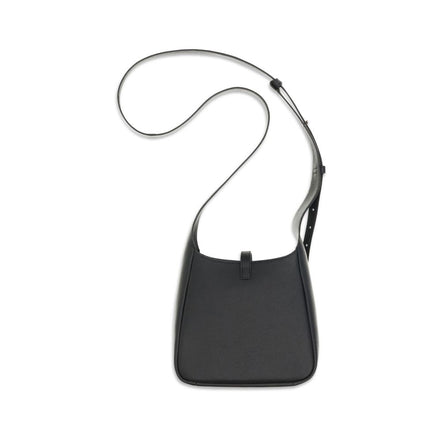 Tory Burch Black Calf Leather Bos Taurus Shoulder Bag
