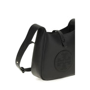 Tory Burch Black Calf Leather Bos Taurus Shoulder Bag