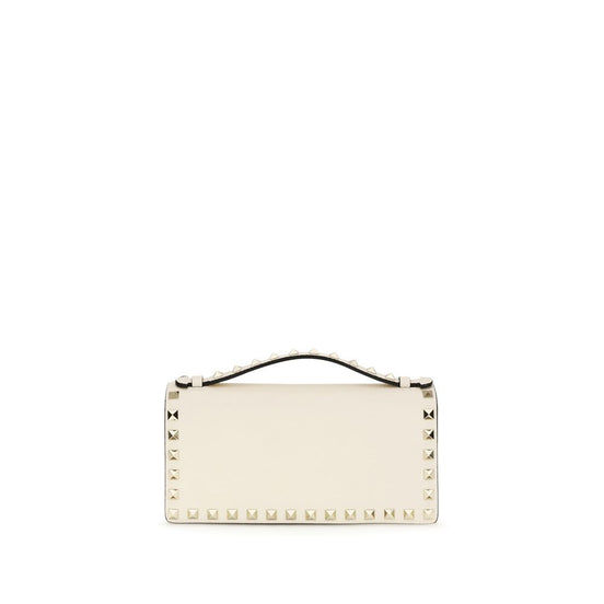 Valentino Garavani Beige Calf Leather Bos Taurus Wallet