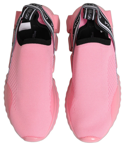 Dolce & Gabbana Pink Slip On Low Top Sorrento Sneakers Shoes