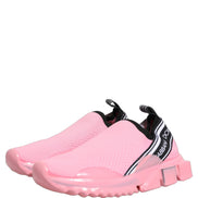 Dolce & Gabbana Pink Slip On Low Top Sorrento Sneakers Shoes