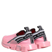 Dolce & Gabbana Pink Slip On Low Top Sorrento Sneakers Shoes
