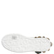 Dolce & Gabbana White Gold Studded Portofino Sneakers Shoes