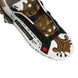 Dolce & Gabbana White Gold Studded Portofino Sneakers Shoes