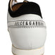 Dolce & Gabbana Black White Leather Suede Low Top Sneakers Shoes