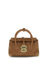 Zanellato Brown Calf Leather Bos Taurus Handbag