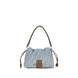 Fendi Blue Cotton Shoulder Bag
