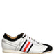 Dolce & Gabbana Black White Leather Suede Low Top Sneakers Shoes
