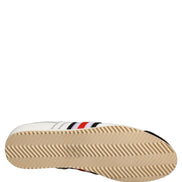 Dolce & Gabbana Black White Leather Suede Low Top Sneakers Shoes