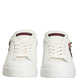 Dolce & Gabbana White Patch Calfskin Nappa Portofino Sneakers Shoes
