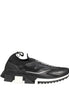 Dolce & Gabbana Black White Sorrento Slip-On Logo Sneakers Shoes