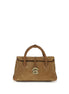 Zanellato Brown Calf Leather Bos Taurus Handbag