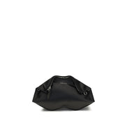 Alexander McQueen Black Calf Leather Bos Taurus Clutch Bag