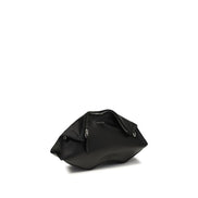 Alexander McQueen Black Calf Leather Bos Taurus Clutch Bag