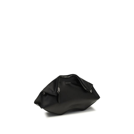 Alexander McQueen Black Calf Leather Bos Taurus Clutch Bag