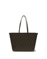 Fendi Brown Fabric Shoulder Bag