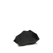 Alexander McQueen Black Calf Leather Bos Taurus Clutch Bag