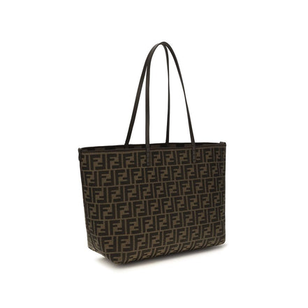 Fendi Brown Fabric Shoulder Bag