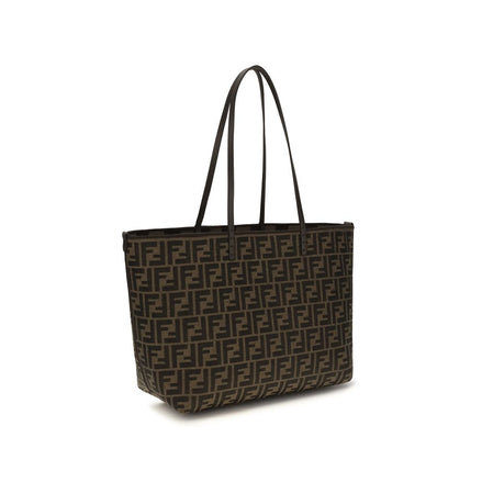 Fendi Brown Fabric Shoulder Bag