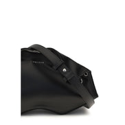 Alexander McQueen Black Calf Leather Bos Taurus Clutch Bag
