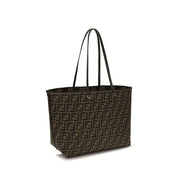 Fendi Brown Fabric Shoulder Bag