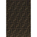 Fendi Brown Fabric Shoulder Bag
