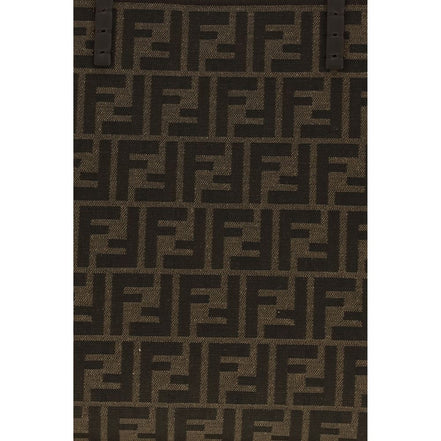 Fendi Brown Fabric Shoulder Bag