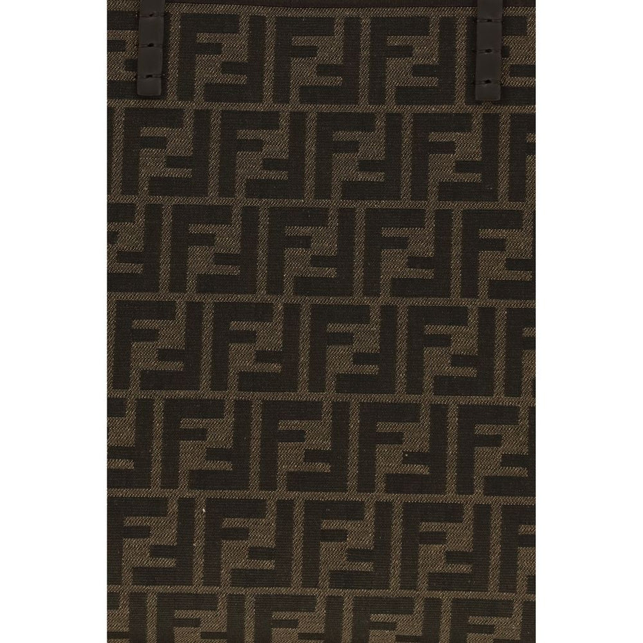 Fendi Brown Fabric Shoulder Bag