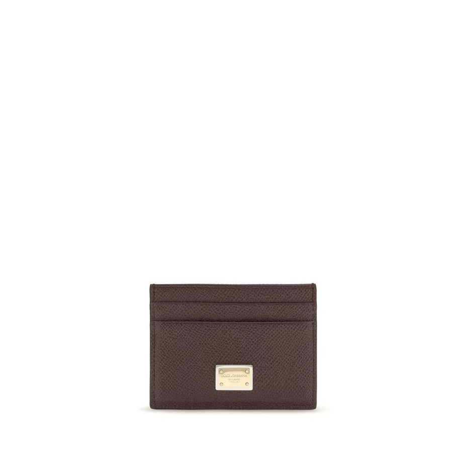 Dolce & Gabbana Brown Calf Leather Bos Taurus Wallet
