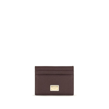 Dolce & Gabbana Brown Calf Leather Bos Taurus Wallet