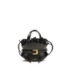 Balmain Black Calf Leather Bos Taurus Shoulder Bag