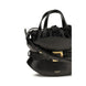 Balmain Black Calf Leather Bos Taurus Shoulder Bag