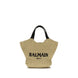 Balmain Beige Viscose Shoulder Bag