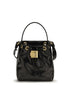Balmain Black Calf Leather Bos Taurus Backet Bag