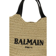 Balmain Beige Viscose Shoulder Bag