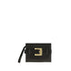 Balmain Black Lamb Ovis Aries Aries Clutch Bag
