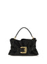 Balmain Black Calf Leather Bos Taurus Handbag