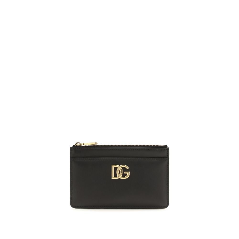 Πορτοφόλι Dolce & Gabbana μαύρο δέρμα μοσχαριού Bos Taurus