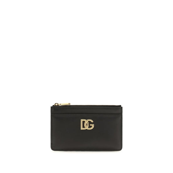 Dolce & Gabbana Black Calf Leather Bos Taurus Wallet